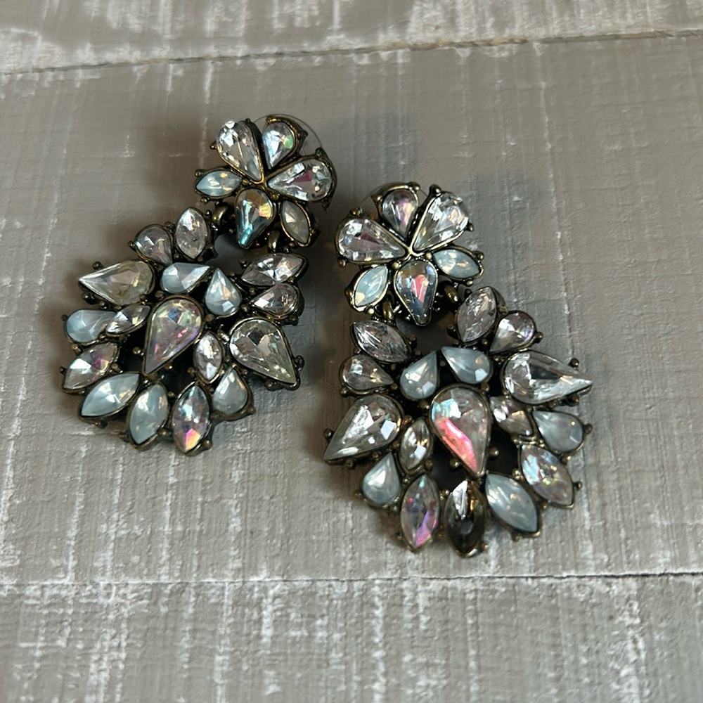 EUC Sugar Fix Rhinestone Earrings - Picture 2 of 4